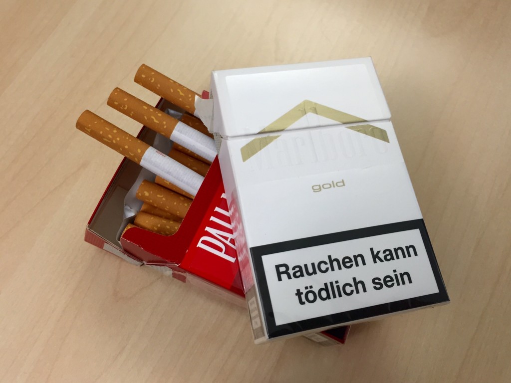 Es qualmt: Deutsche rauchen 2015 mehr Zigaretten