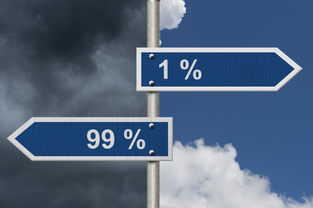 Studie: The One Percent besitzt fast die Hälfte des weltweiten Vermögens