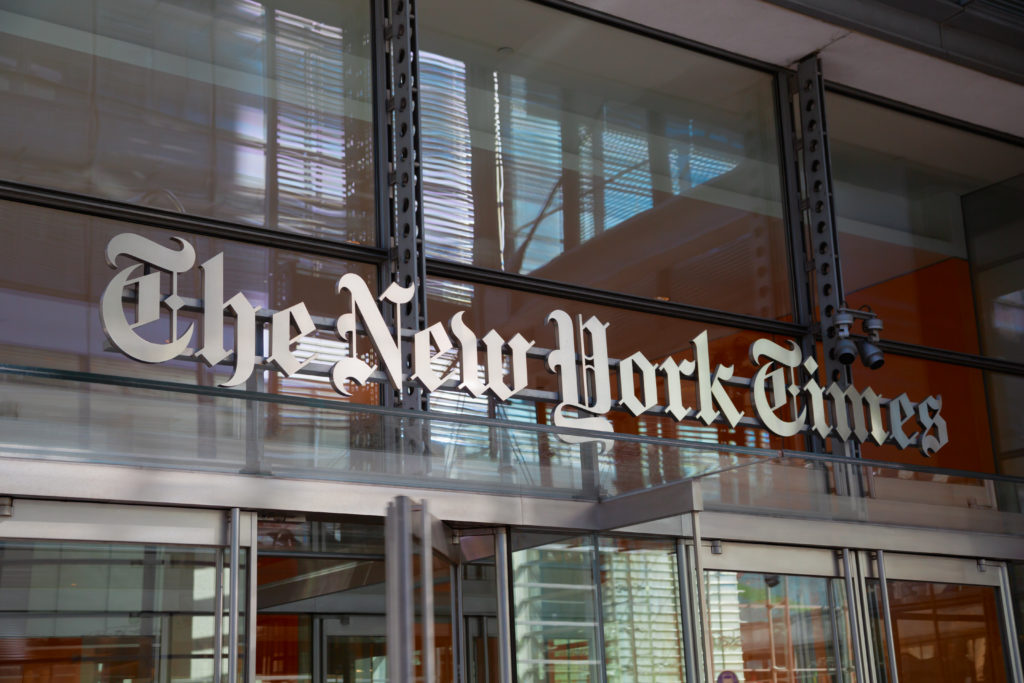 New York Times vergrößert TV- und Filmgeschäft New York Times vergrößert ihr TV- und Filmgeschäft
