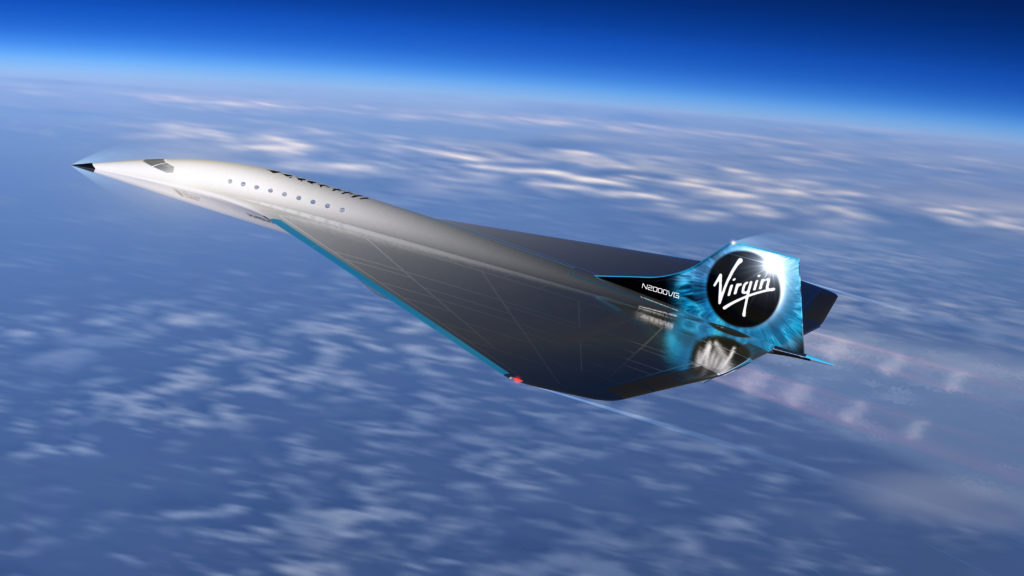 Virgin Galactic entwickelt Überschalljet Virgin Galactic entwickelt Überschalljet